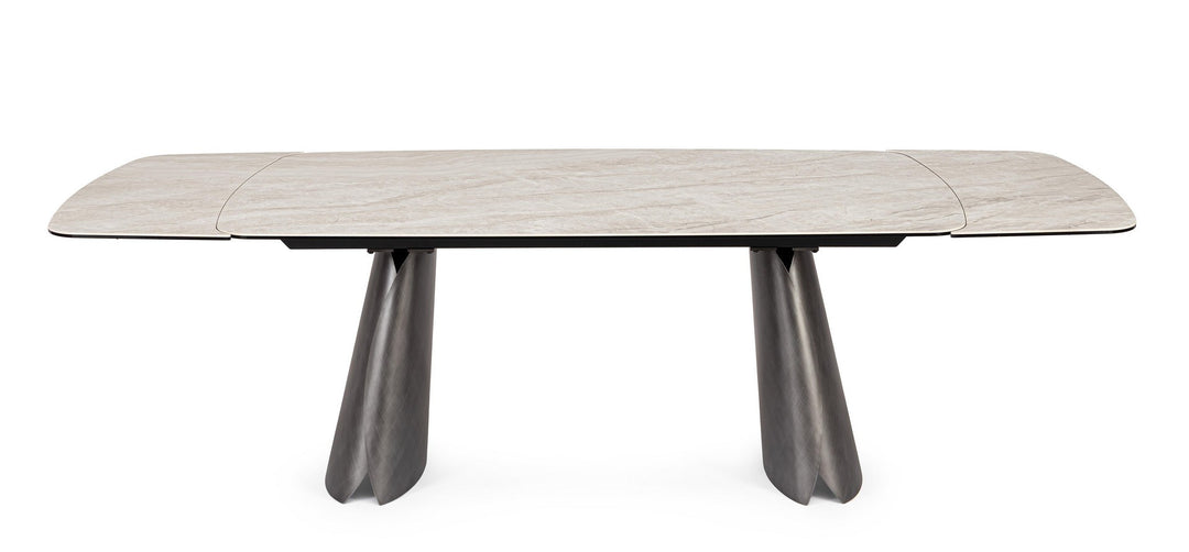 Masă Extensibilă Ceramică Lucioasă Sand, Cile Bizzotto - Imagine 3
