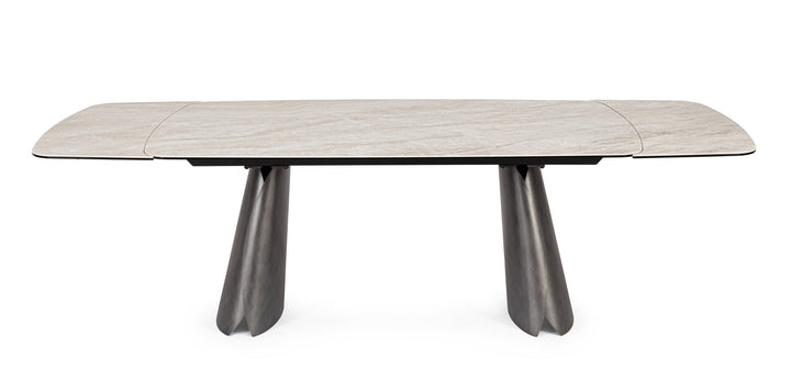 Masă Extensibilă Ceramică Lucioasă Sand, Cile Bizzotto - Imagine 3