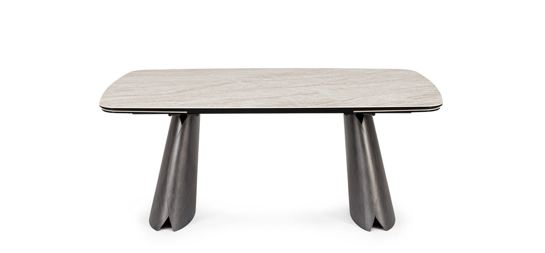 Masă Extensibilă Ceramică Lucioasă Sand, Cile Bizzotto - Imagine 4
