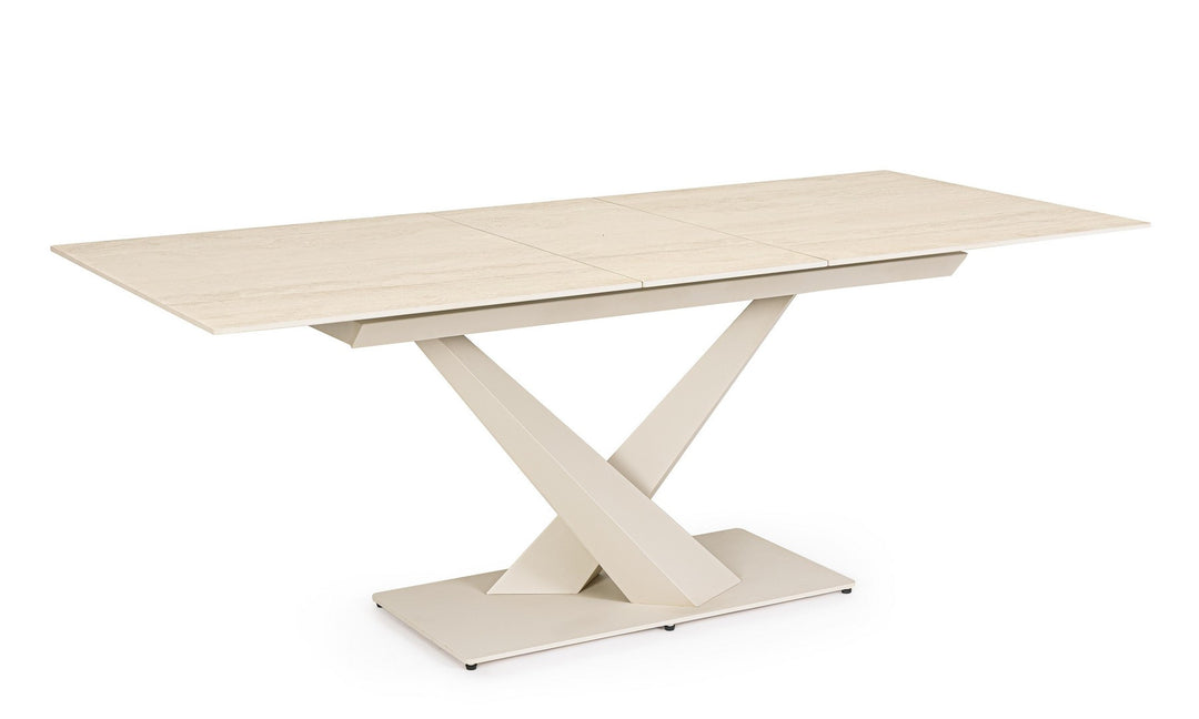 Masă Extensibilă Modernă Porțelan Ivory, Johannes Bizzotto - Imagine 1