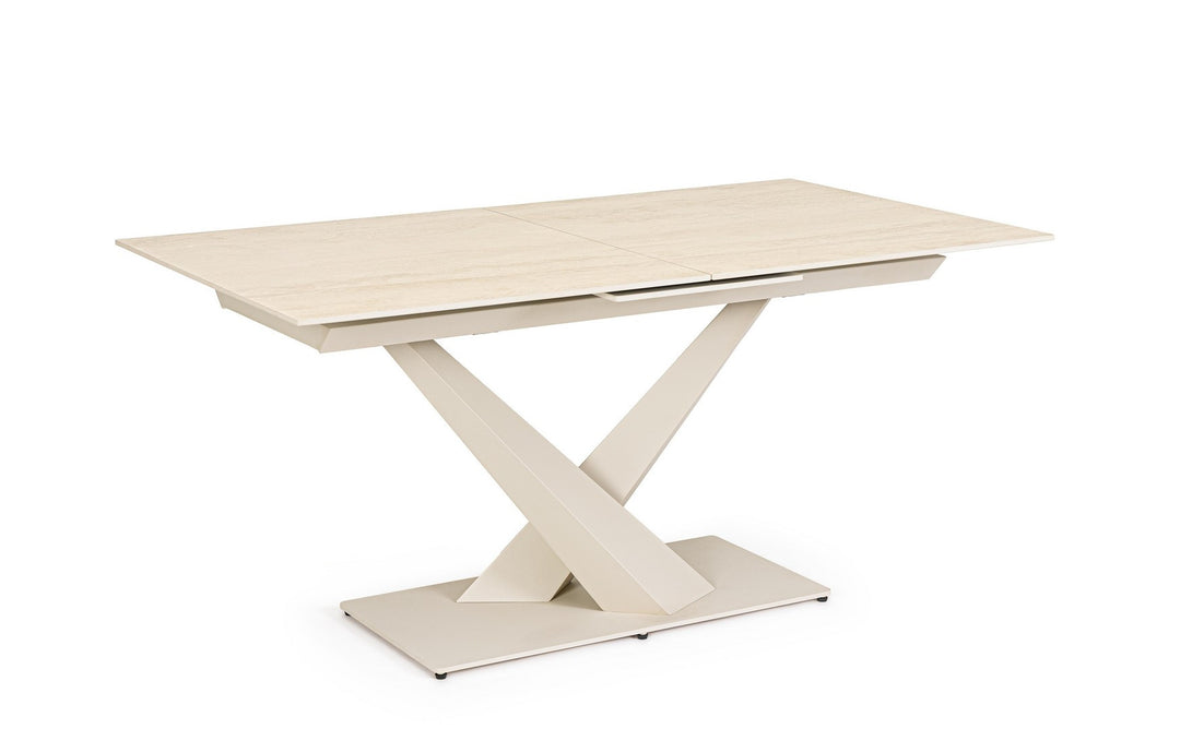 Masă Extensibilă Modernă Porțelan Ivory, Johannes Bizzotto - Imagine 2