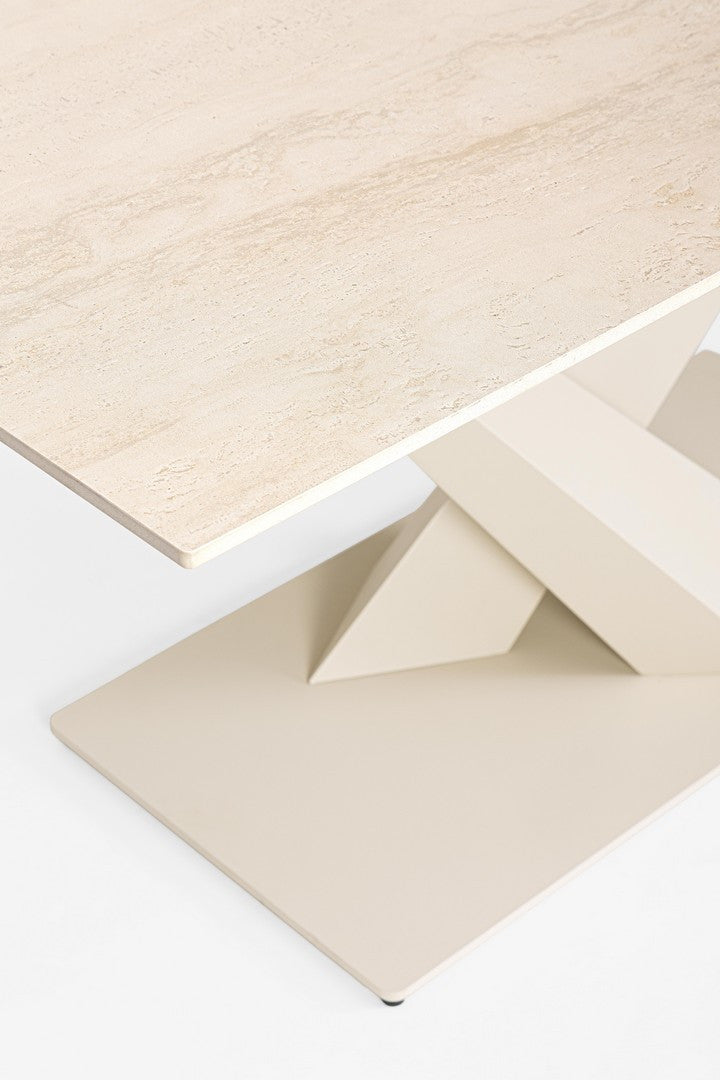 Masă Extensibilă Modernă Porțelan Ivory, Johannes Bizzotto - Imagine 5