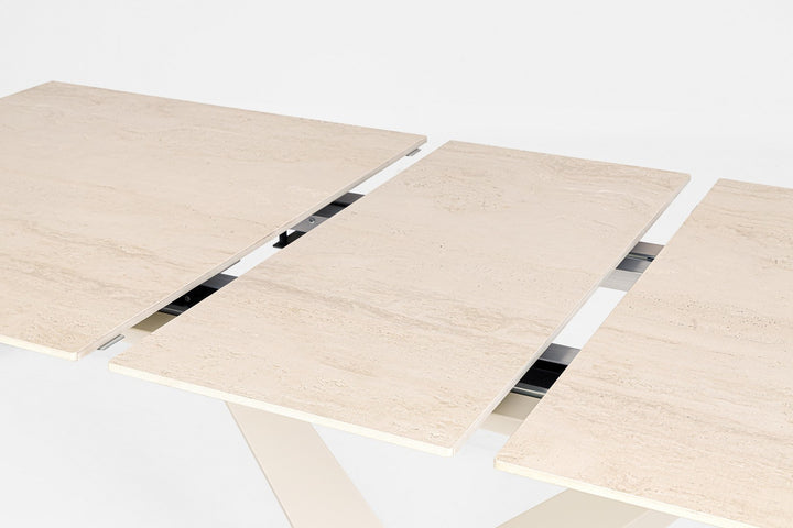 Masă Extensibilă Modernă Porțelan Ivory, Johannes Bizzotto - Imagine 6