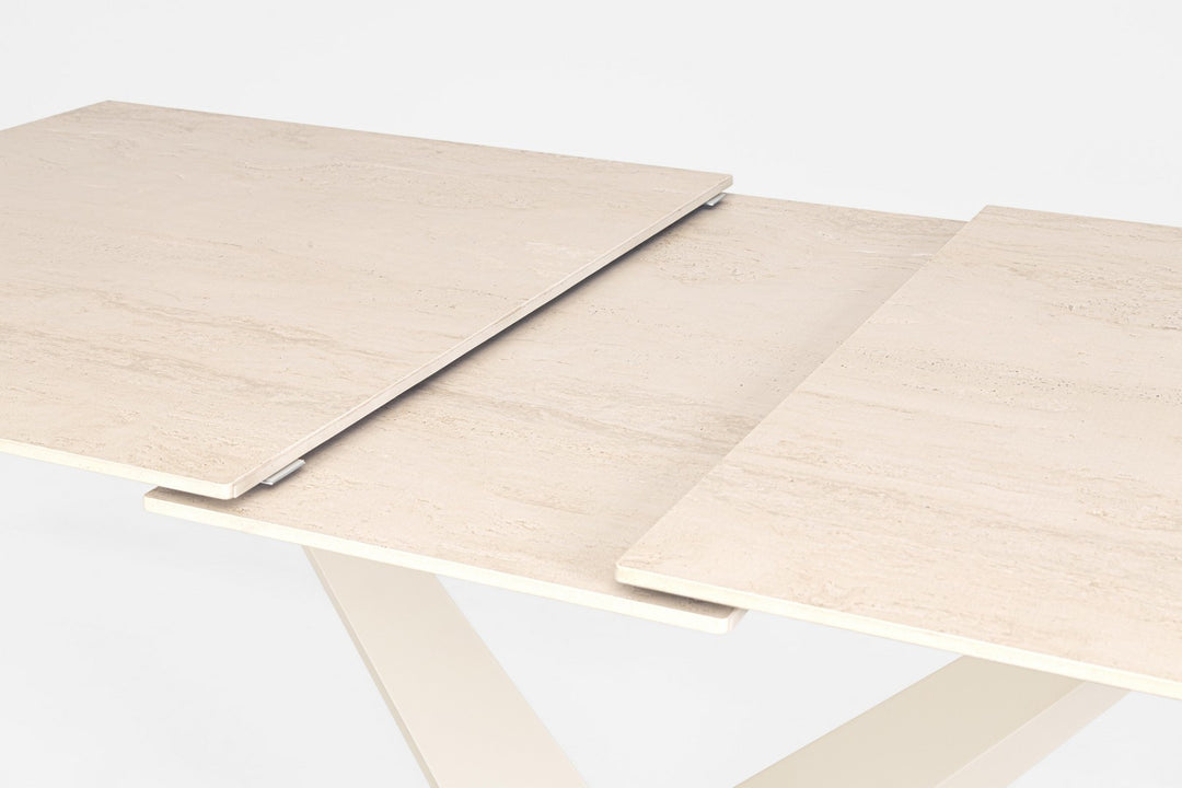 Masă Extensibilă Modernă Porțelan Ivory, Johannes Bizzotto - Imagine 7