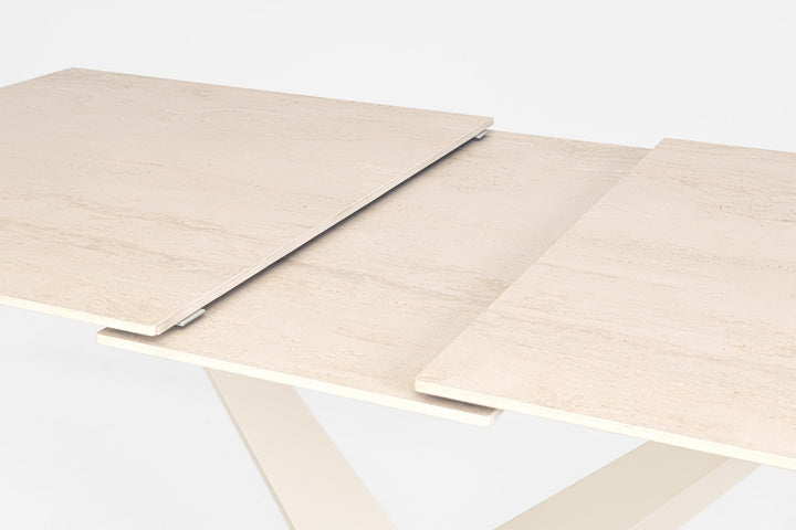 Masă Extensibilă Modernă Porțelan Ivory, Johannes Bizzotto - Imagine 7