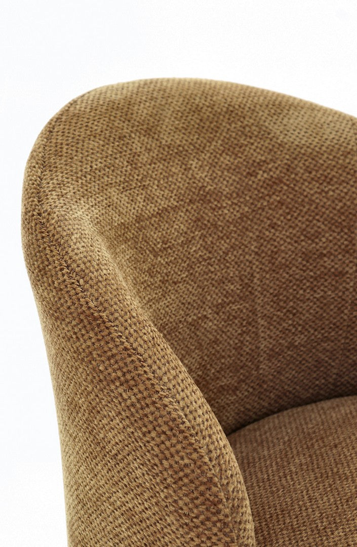 Scaun Dining Tapițat Textil Ocru, Geisen Bizzotto - Imagine 7