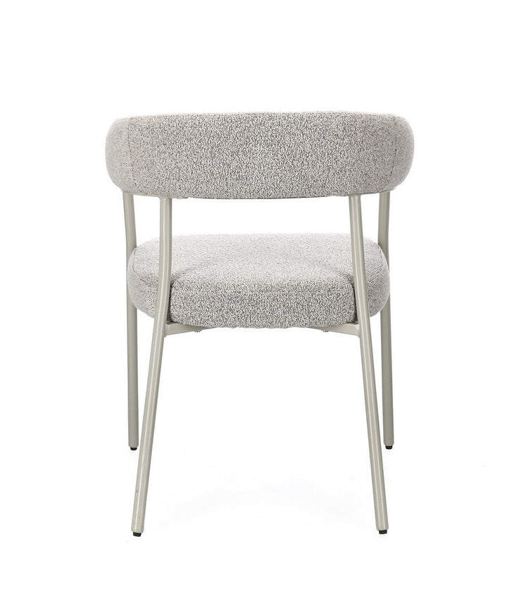 Scaun Dining Tapițat Textil Gri, Giaele Bizzotto - Imagine 5
