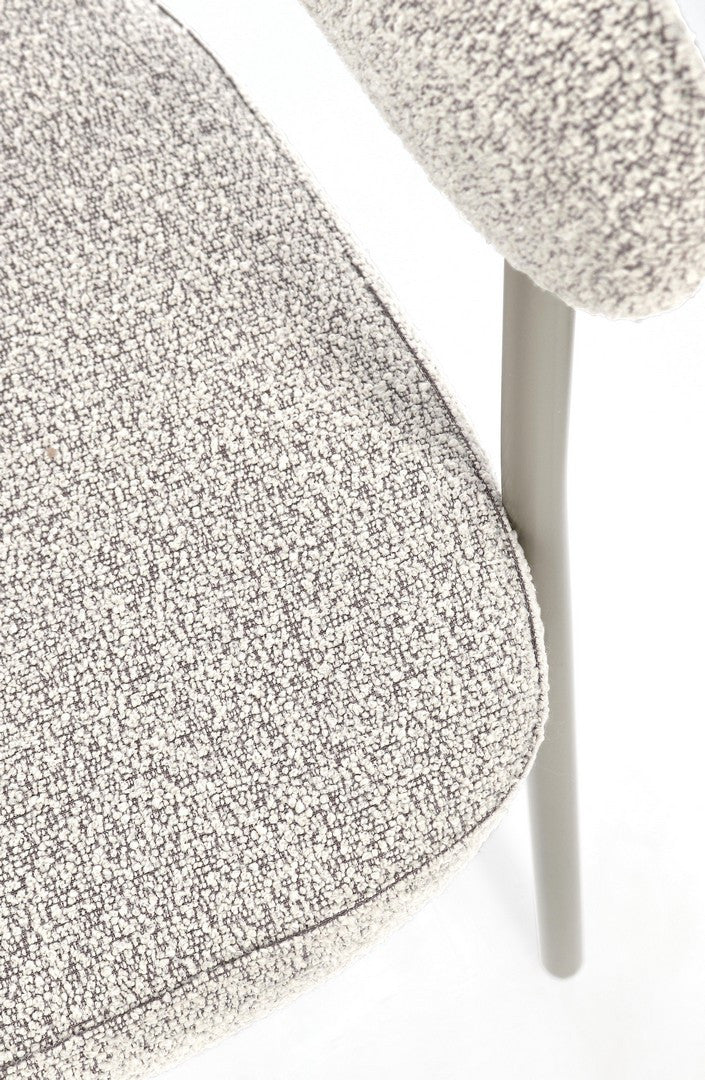 Scaun Dining Tapițat Textil Gri, Giaele Bizzotto - Imagine 8