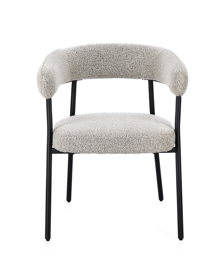 Scaun Dining Tapițat Textil Gri, Giaele Bizzotto - Imagine 4