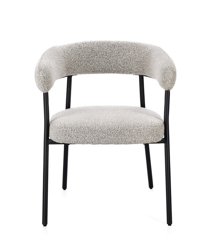 Scaun Dining Tapițat Textil Gri, Giaele Bizzotto - Imagine 4