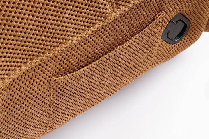 Fotoliu Rotativ Tapițat Textil Cărămiziu, Gitta Brick Bizzotto - Imagine 11