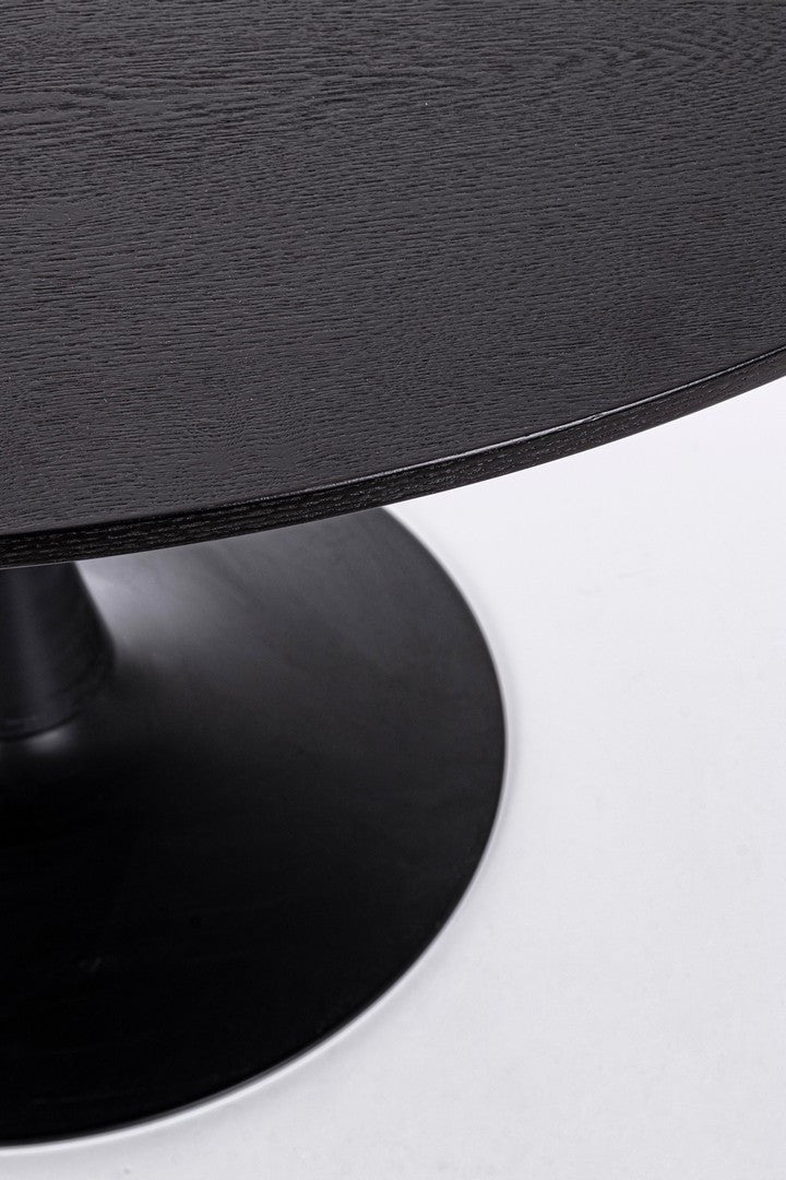 Masă Rotundă Neagră, Bloom Black Bizzotto - Imagine 3