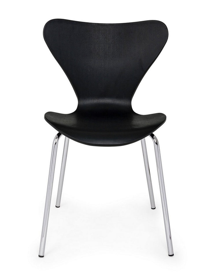 Scaun Dining Modern Negru, Tessa Bizzotto - Imagine 3