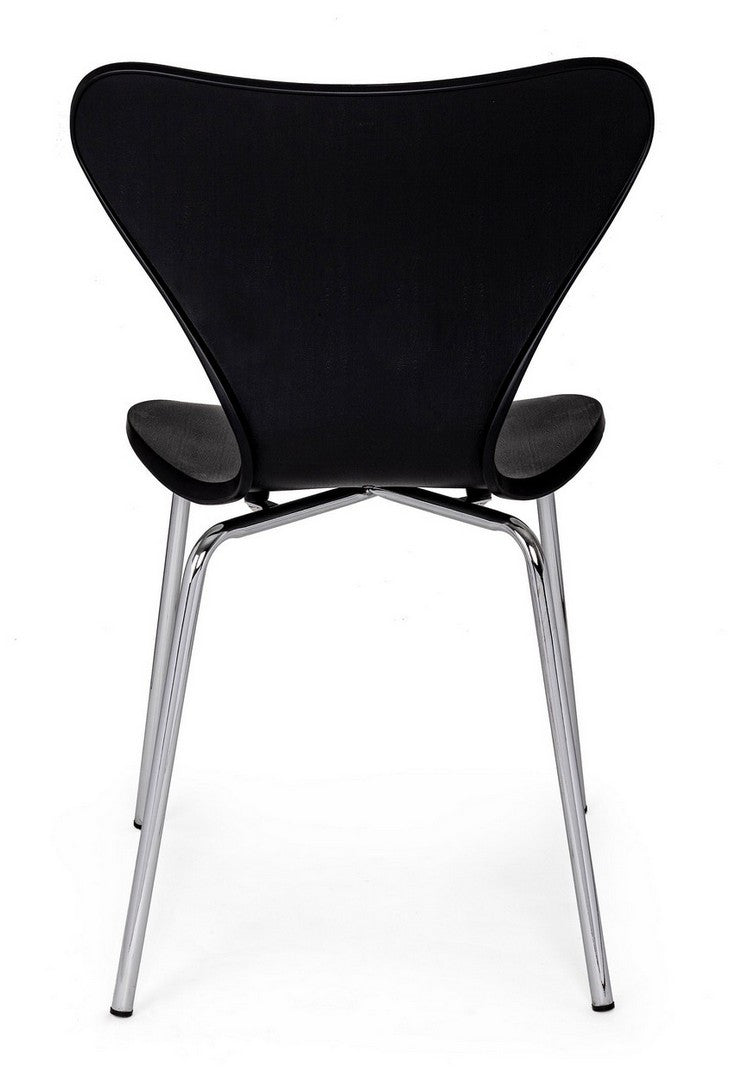 Scaun Dining Modern Negru, Tessa Bizzotto - Imagine 4