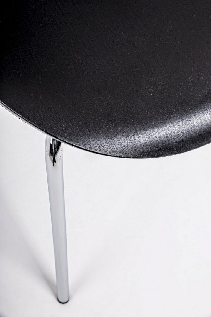 Scaun Dining Modern Negru, Tessa Bizzotto - Imagine 6