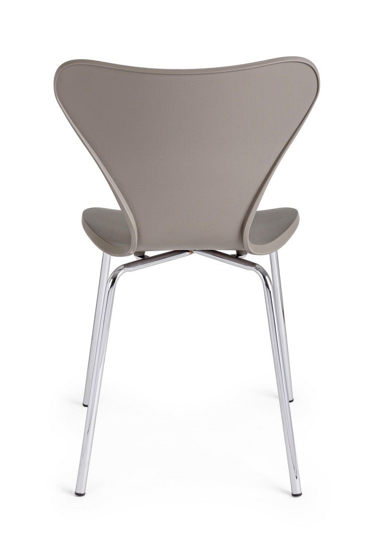 Scaun Dining Modern Plastic Gri, Tessa Camel Bizzotto - Imagine 4
