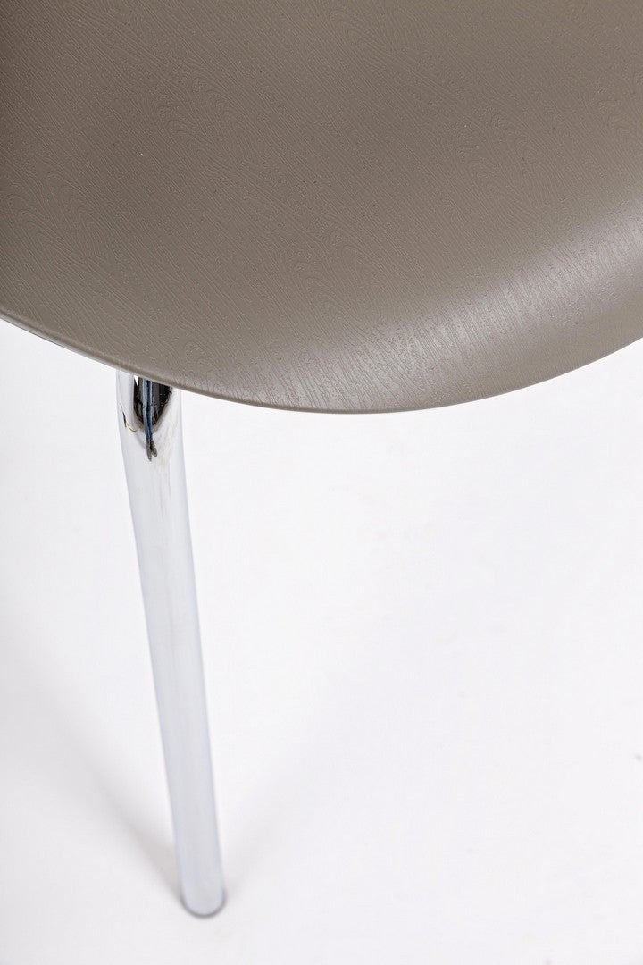 Scaun Dining Modern Plastic Gri, Tessa Camel Bizzotto - Imagine 6