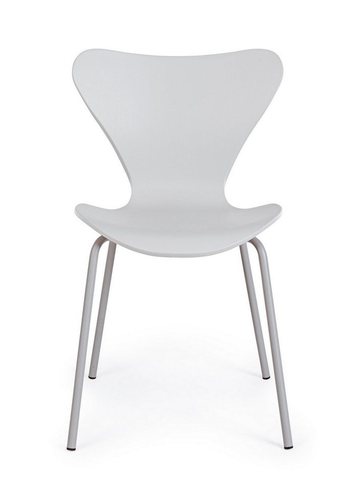 Scaun Dining Plastic Gri, Tessa Bizzotto - Imagine 3