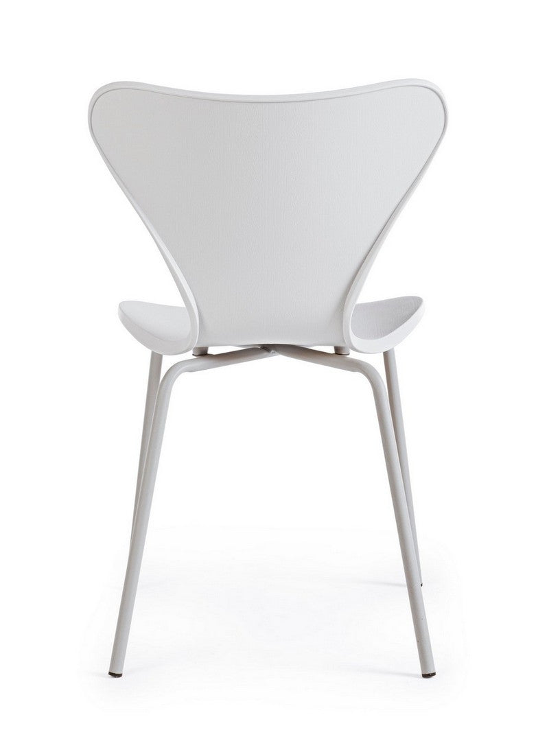 Scaun Dining Plastic Gri, Tessa Bizzotto - Imagine 4