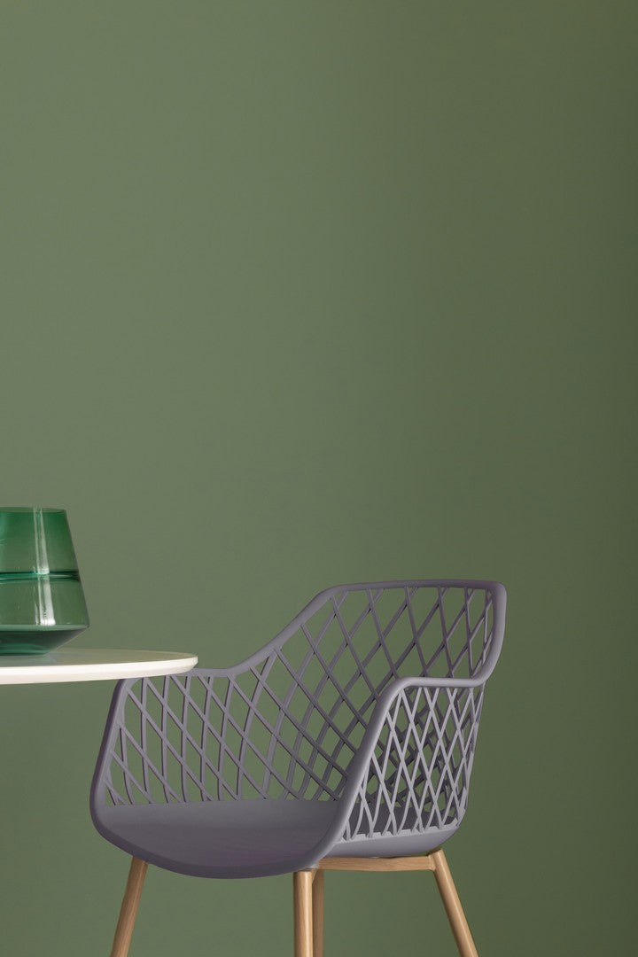 Scaun Dining Plastic Gri, Optik Bizzotto - Imagine 8