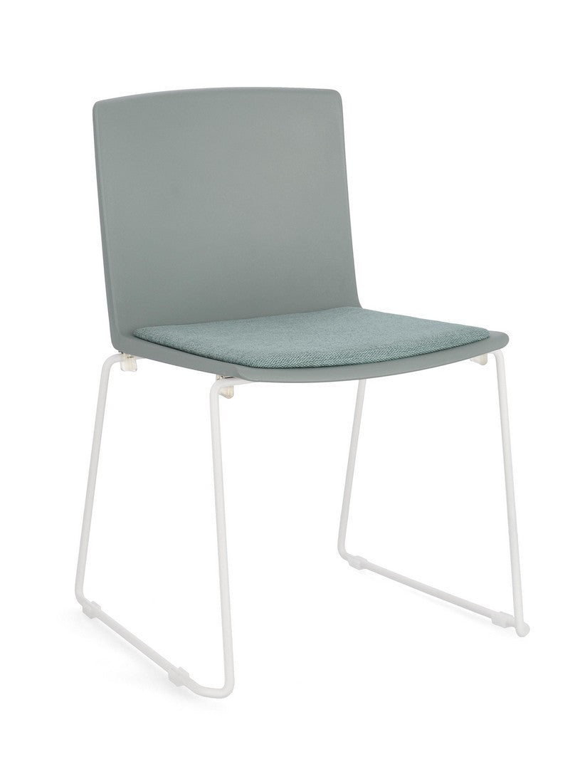 Scaun Dining Plastic Verde Salvie, Giulia Bizzotto - Imagine 1