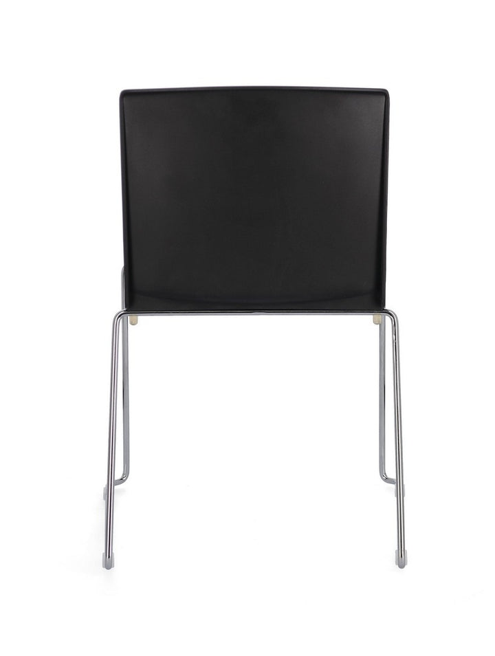 Scaun Dining Stivuibil Negru Cromat, Giulia Bizzotto - Imagine 5
