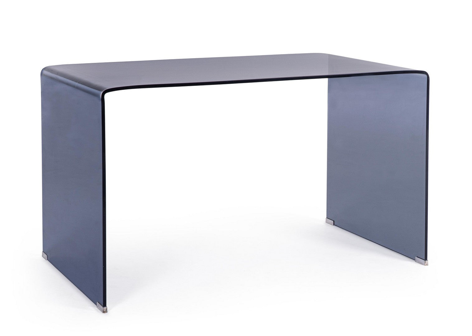 Birou Modern Din Sticlă Securizată, Iride Dark Bizzotto - Imagine 1