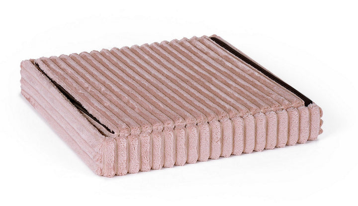 Pouf Pliabil Tapițat Catifea Blush, Sedona Bizzotto - Imagine 3