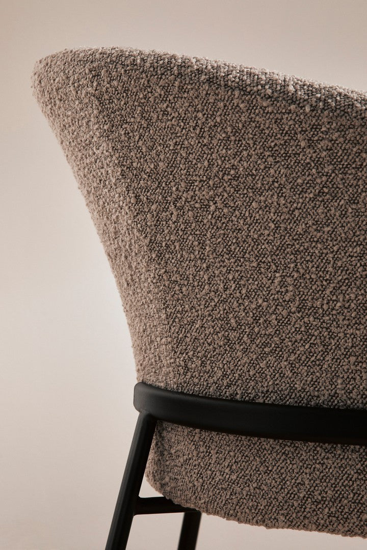 Fotoliu Tapițat Textil Gri, Puka Smoke Bizzotto - Imagine 8