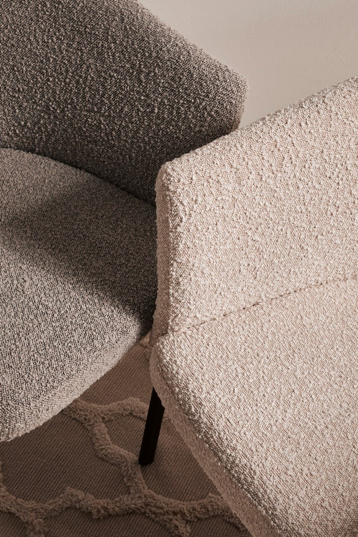 Fotoliu Tapițat Textil Gri, Puka Smoke Bizzotto - Imagine 9