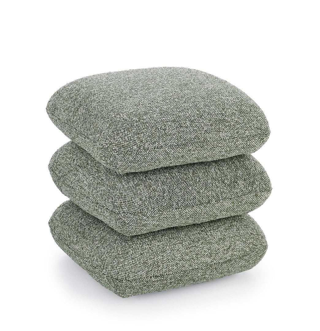 Pouf Rotativ Textil Verde, Antara Green Bizzotto - Imagine 1