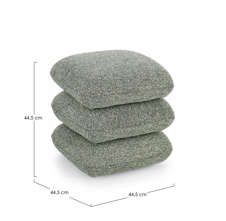 Pouf Rotativ Textil Verde, Antara Green Bizzotto - Imagine 2
