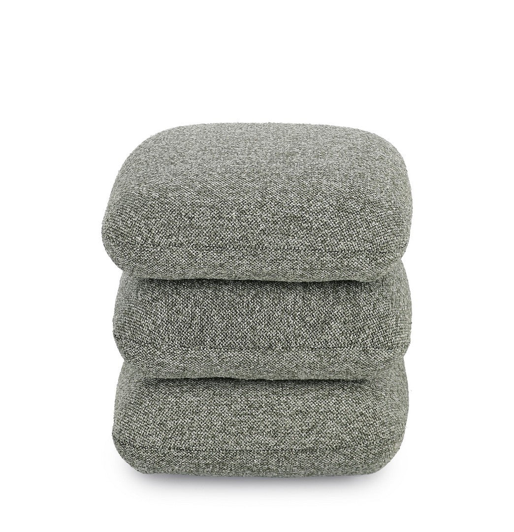 Pouf Rotativ Textil Verde, Antara Green Bizzotto - Imagine 3