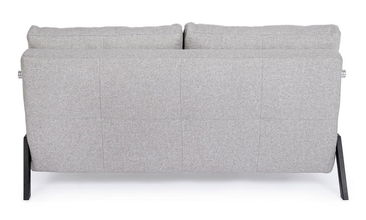 Canapea Extensibilă Tapițată Textil Bej, Hayden Bizzotto - Imagine 4