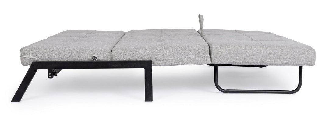 Canapea Extensibilă Tapițată Textil Bej, Hayden Bizzotto - Imagine 6