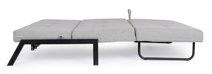 Canapea Extensibilă Tapițată Textil Bej, Hayden Bizzotto - Imagine 6
