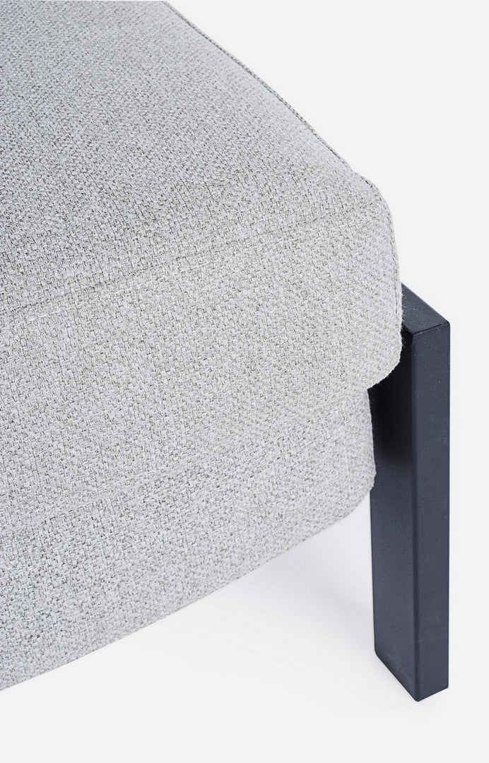 Canapea Extensibilă Tapițată Textil Bej, Hayden Bizzotto - Imagine 7