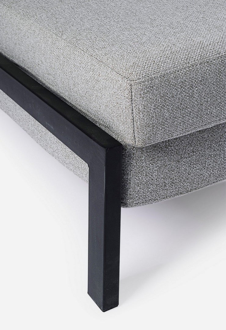 Canapea Extensibilă Tapițată Textil Bej, Hayden Bizzotto - Imagine 8