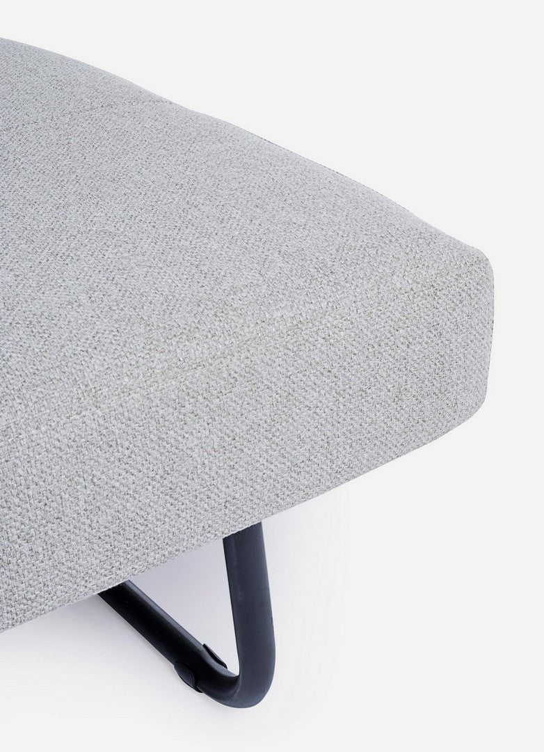 Canapea Extensibilă Tapițată Textil Bej, Hayden Bizzotto - Imagine 9