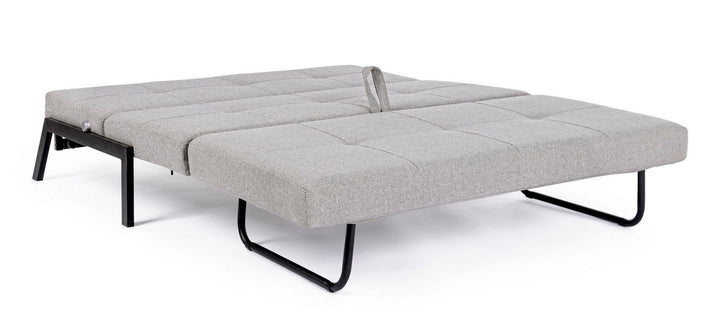 Canapea Extensibilă Tapițată Textil Bej, Hayden Bizzotto - Imagine 11