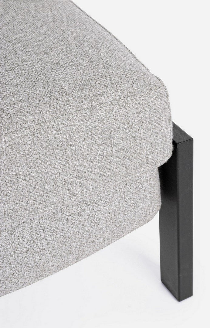 Canapea Extensibilă Tapițată Textil Bej, Hayden Bizzotto - Imagine 7