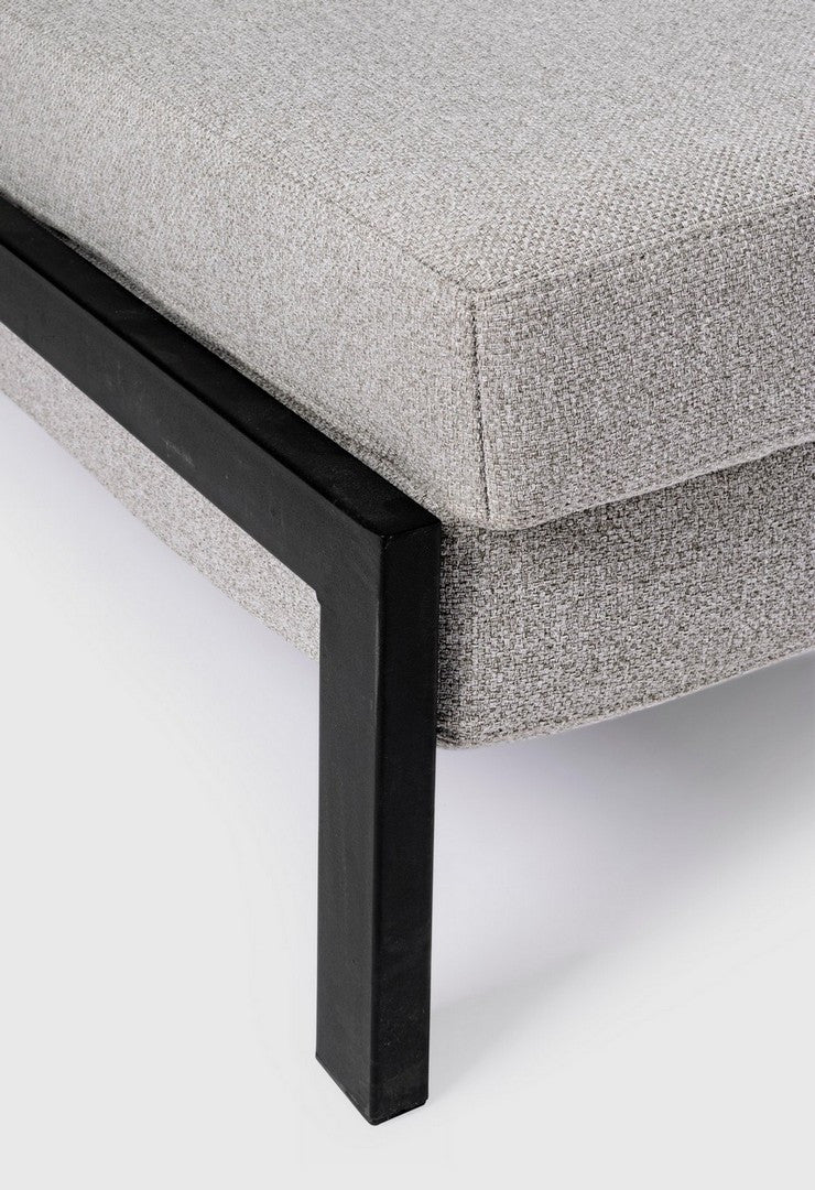 Canapea Extensibilă Tapițată Textil Bej, Hayden Bizzotto - Imagine 8