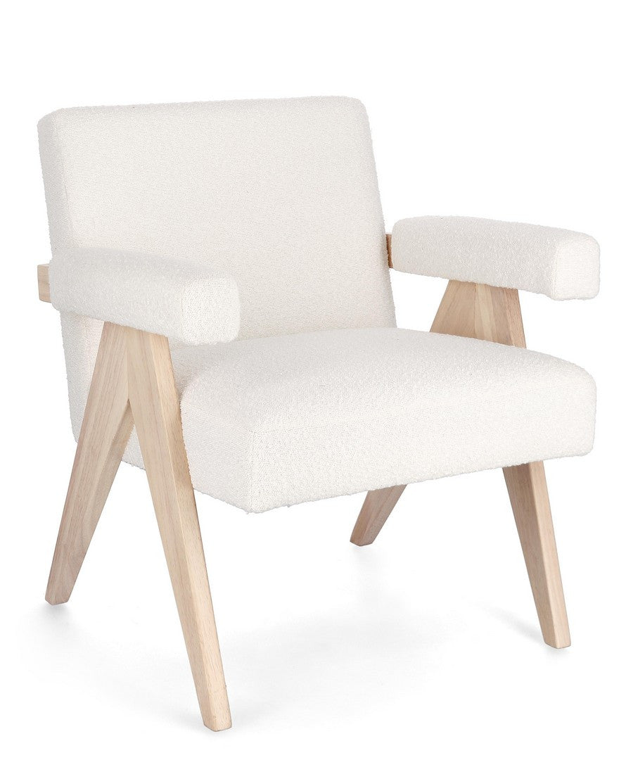 Fotoliu Tapițat Textil Ivory, Faiza Bizzotto - Imagine 1