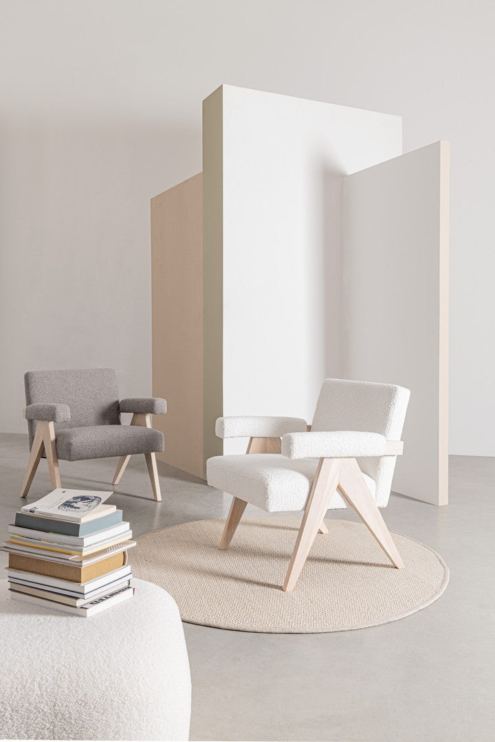 Fotoliu Tapițat Textil Ivory, Faiza Bizzotto - Imagine 9