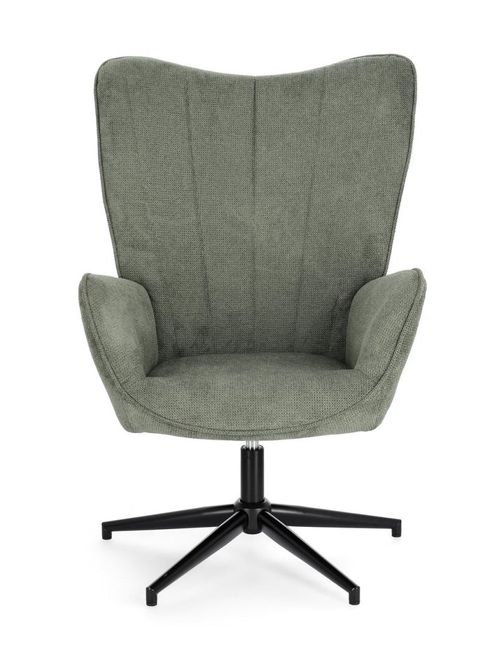 Fotoliu Rotativ Tapițat Textil Verde, Inas Bizzotto - Imagine 4