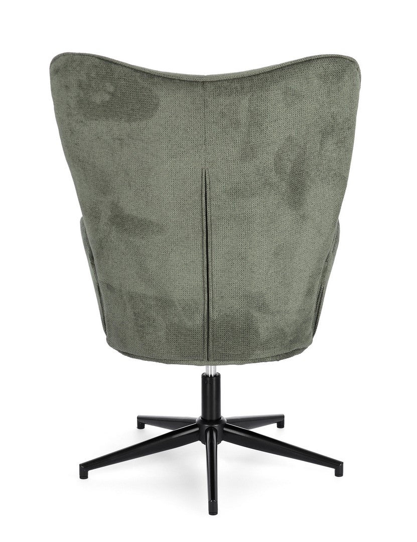 Fotoliu Rotativ Tapițat Textil Verde, Inas Bizzotto - Imagine 5