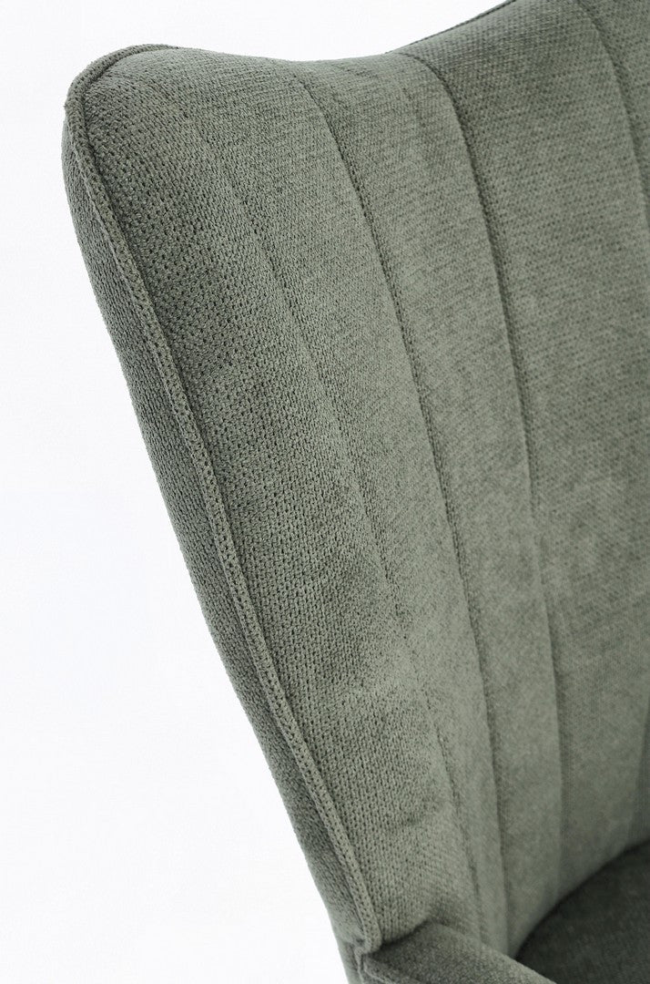 Fotoliu Rotativ Tapițat Textil Verde, Inas Bizzotto - Imagine 7