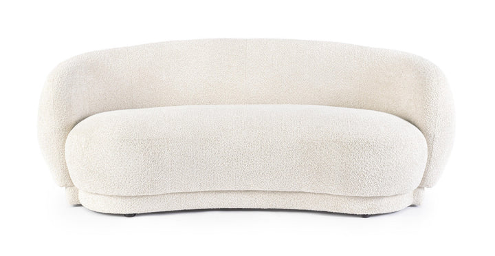 Canapea Tapițată Bouclé Bej, Tecla Natural Bizzotto - Imagine 3