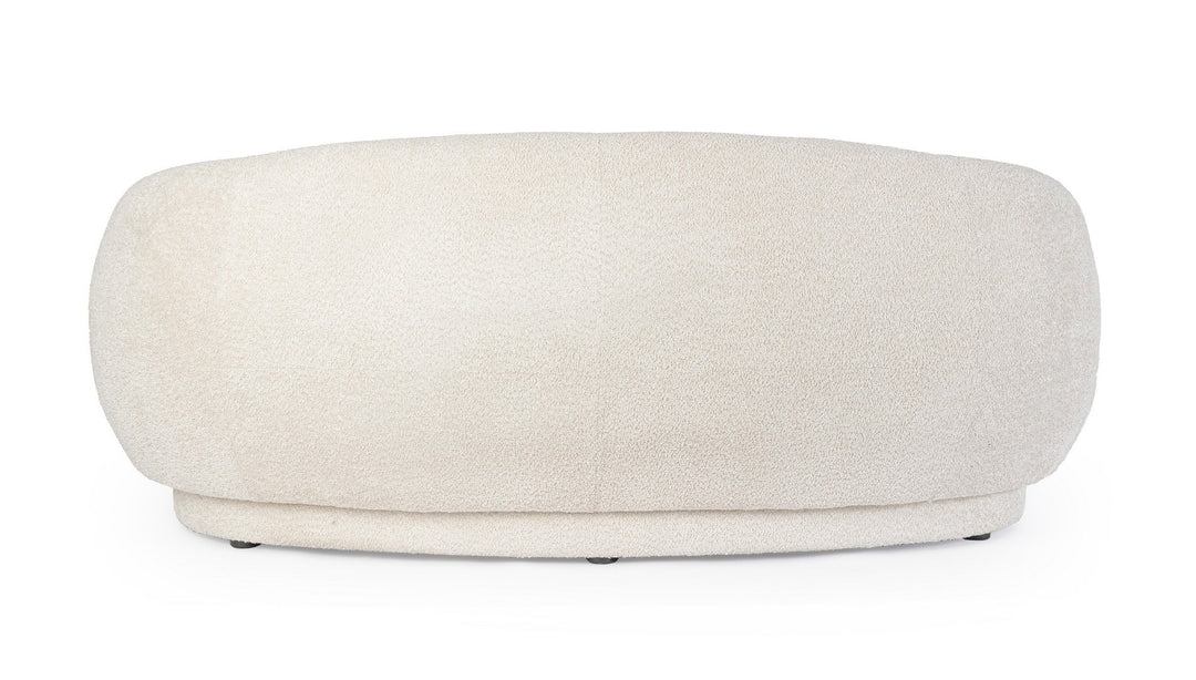 Canapea Tapițată Bouclé Bej, Tecla Natural Bizzotto - Imagine 4