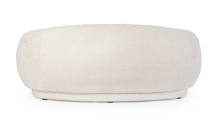 Canapea Tapițată Bouclé Bej, Tecla Natural Bizzotto - Imagine 4